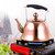 Rose Gold Whistling Tea Kettle - 2 Quart Stainless Steel Teapot for Stovetop, Durable and Elegant Design, Perfect for Home and Kitchen, Ideal Gift for Tea Lovers