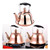 Rose Gold Whistling Tea Kettle - 2 Quart Stainless Steel Teapot for Stovetop, Durable and Elegant Design, Perfect for Home and Kitchen, Ideal Gift for Tea Lovers