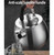 316 Stainless Steel Whistling Tea Kettle 4L Stove Top Hot Water Boiler