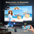 2026 New Smart Projector Built-in Apps Android 14 Native 1080P 4K Supported