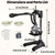 Heavy Duty Cast Iron Fruit Juicer, Manual Juice Press with 2 Press Plates