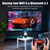Mini Projector with Wifi and Bluetooth,Built-in Apps,Portable Projector