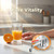 Manual Juicer, 20.3 oz Fruit Press with Ergonomic Non-Slip Handle, Heavy Duty 13 in 316L Stainless Steel Lemon Squeezer for Orange Pomegranate Watermelon Home Kitchen Use