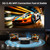 FUDONI WiFi Bluetooth Projector, Built-in Speaker, Native 1080P Projector