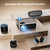 FUDONI WiFi Bluetooth Projector, Built-in Speaker, Native 1080P Projector