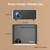 FUDONI WiFi Bluetooth Projector, Built-in Speaker, Native 1080P Projector