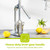 Manual Citrus Juicer, Stainless Steel Hand Press with Lever Design