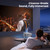 Futuzen Smart Projector 600 ANSI, Native 1080P 4K Support, WiFi 6 & Bluetooth 5.2, Auto Keystone & Focus, Built-in YouTube&Prime Video, Mini Movie Projector for Bedroom, Outdoor, Camping, Gaming