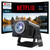 HP Projector with Netflix, USB-C Power Bank Compatible, 4K Supported MC450