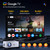 TMY Smart Projector with Google TV Built-in, Native 1080P 4K Home Theater
