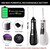 HeiDD Water Flosser Portable Dental Oral Irrigator with 3 Modes, 4 Replaceable Jet Tips, Rechargeable Waterproof Teeth Cleaner for Home and Travel, 200ml Detachable Reservoir