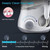 GIENEX Aquarius Water Flosser Professional for Teeth, Gums, Braces, Dental Care, Electric Power with, Tips for Multiple Users and Needs, Accepted, White