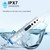 LOFNJ Water Flosser Cordless Teeth Cleaner Dental Oral Irrigator Power Dental Flossers IPX7 Waterproof Teeth Cleaner with 4 Cleaning Modes Detachable Water Tank(Black)