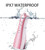JYYBN Teeth Cleaner Water Flosser Cordless, Portable and Inductive Charging IPX7 Waterproof Teeth Cleaner Oral Irrigator,with 3 Modes& 360° Rotating Nozzle,Smart Timing Function, Easy to Use