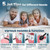 OasiSmile L8 Water Dental Flosser, DIY Strength for Braces & Sensitive Gums