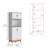 Pamplona Microwave Tall Cabinet Counter Top and Lower Double Doors Cabinets