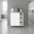 Kiwaou Cesna Microwave Sideboard Cabinet, White
