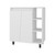 Kiwaou Cesna Microwave Sideboard Cabinet, White