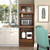 Slim Tall Bakers Rack, Freestanding Kitchen Pantry Cabinet Microwave Stand