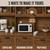 Nuturelly 68" Tall Kitchen Pantry Cabinet with Microwave Stand, Brown