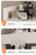 Kitchen Pantry Storage Cabinet, 6-Tier Microwave Stand with Flip Doors and Wheels, Metal Sideboard for Spices, Pots, Pans, and Kitchen Organization
