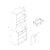 Tall Kitchen Pantry Cabinet, Freestanding Microwave Stand with Open Shelves