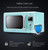 QERTYHJK 20L Countertop Microwave Oven with 60 Minutes Timing-Memory Turntable-Microwave with Smart Sensor, Easy Clean Interior
