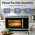 Smad Microwave Countertop Oven, 700W Small Microwaves, 0.7 Cu.Ft Mini Ovens Compact with 10 Power Levels, 6 Cooking Menus for Apartments, Dorm and Small Space Kitchen, Child Lock, Easy Clean, Black