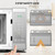 Total Chef 0.7 Cu. Ft. Countertop Small Microwave Oven,700W