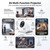 Mini Projector, Support 4K Portable Projector with WIFI6 and 5.2 Bluetooth