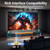 Mini Projector with 1080P Support 240 ANSI Lumens WiFi Bluetooth 5.2