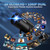 [2026 Upgraded] Mini Projector Support 4K 1080P FHD Auto Keystone 270° Rotatable with WiFi 6 and Bluetooth 5.2 Projector Portable Compatibile with HDMI/TV Stick/Memory Stick/Laptop,Black