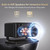 Google TV Smart Projector with Netflix,  4K Support Voice Control 15W Dolby