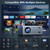 Projector with Wifi and Bluetooth, Outdoor Projector with Speaker for Home