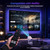 Portable Mini Projector with WiFi and Bluetooth Compatible with Netflix
