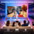 ELEPHAS Roku TV Smart Projector with WiFi and Bluetooth, Mini Portable