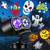 Brighter Halloween Projector Lights, 2026 Upgraded Halloween Decorations Holiday Projector Display 4 Patterns at A Time (Ocean Wave & Patterns), 4 Holiday Themes Christmas’ Day Decor Light