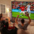 Outdoor Projector Screen with Stand featuring a Stake-Down Base-120 Inch 16:9 4K HD Portable Projector Screen Indoor Outdoor Movie Screen Lightweight Projection Screen with Carry Bag for Home,Backyard