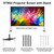 Outdoor Projector Screen with Stand featuring a Stake-Down Base-120 Inch 16:9 4K HD Portable Projector Screen Indoor Outdoor Movie Screen Lightweight Projection Screen with Carry Bag for Home,Backyard