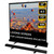 LIHONG Floor Rising Projector Screen 80 inch,Manual Pull Up,4:3 Matte White