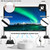150 inch Outdoor Projector Screen with Stand: 4K HD Portable Projector Screen Outdoor Indoor - Front/Rear Movie Screen with Accessories for Stable - Projection Screen for Home Theater, Camping