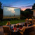 Qoolfoto Projector Screen with Stand 150in Portable Outdoor Movie Screen