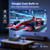Google TV Smart Outdoor Projector, 4K Projector with WiFi and Bluetooth