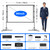 84 Inch Projector Screen with Stand, 16:9 4K HD Portable Lightweight Projection Screen, Indoor Outdoor Movie Screen for Home Theater Backyard Classroom Camping, with Carry Bag