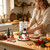 Countertop Christmas Napkin Dispenser | Rustic Festive Paper Towel Holder