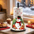 Countertop Christmas Napkin Dispenser | Rustic Festive Paper Towel Holder