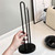 Kitchen Paper Towel Holder Metal Roll Dispenser for Kitchen Decor(Black)
