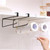 Kitchen Kitchen Roll Holder Under Cabinet,Paper Towel Decor(White)