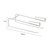 Kitchen Kitchen Roll Holder Under Cabinet,Paper Towel Decor(Black)