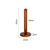 Kitchen Paper Towel Holder Countertop Kitchen Roll Decor(Brown)
